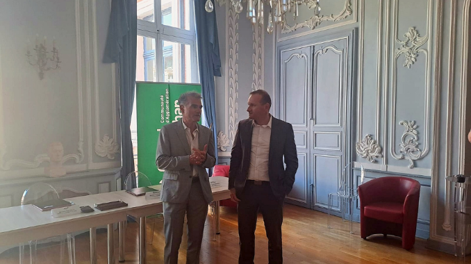 Le Grand Montauban Communauté d'Agglomération (GMCA) et l’Afpa signent aujourd’hui 2 mai 2023 une convention de partenariat pour une durée de 2 ans à la mairie de Montauban.